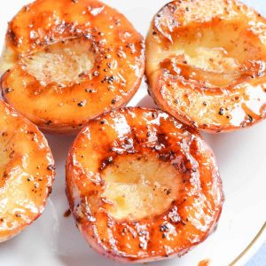 a close up click of grilled peaches