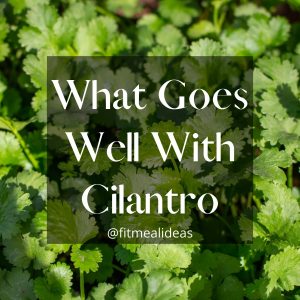 infographic of cilantro (coriander).