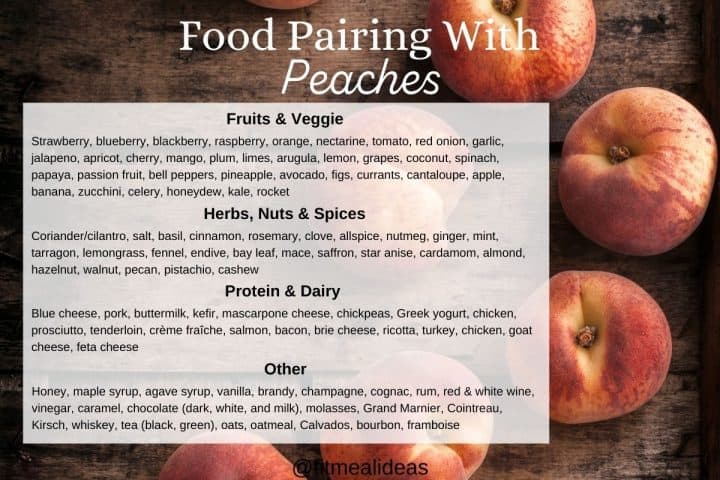 What Flavors Go With Peach
