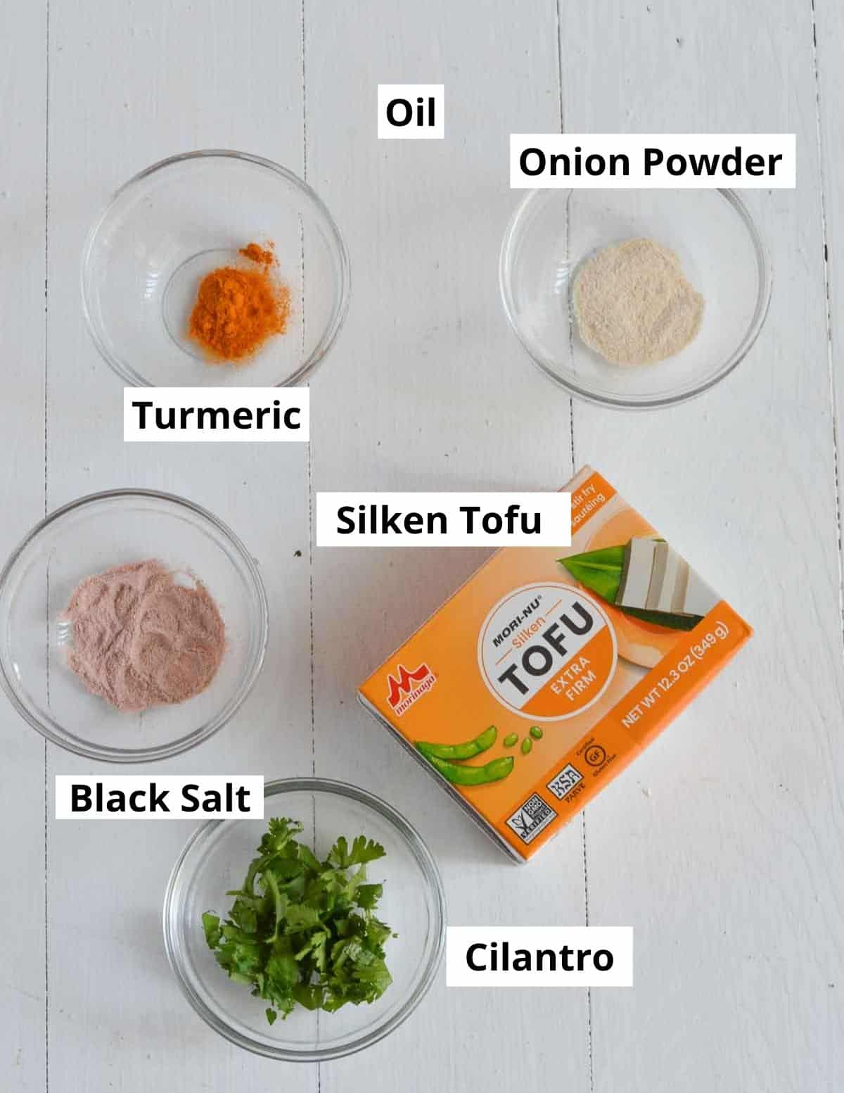 ingredients shown to make scramble.