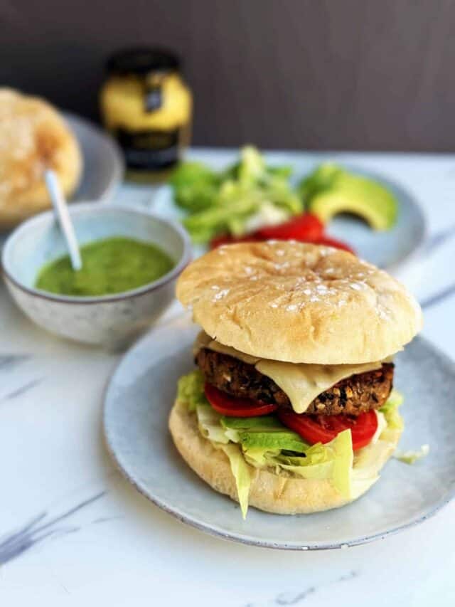 Best Veggie Burger Recipe with Black Beans.
